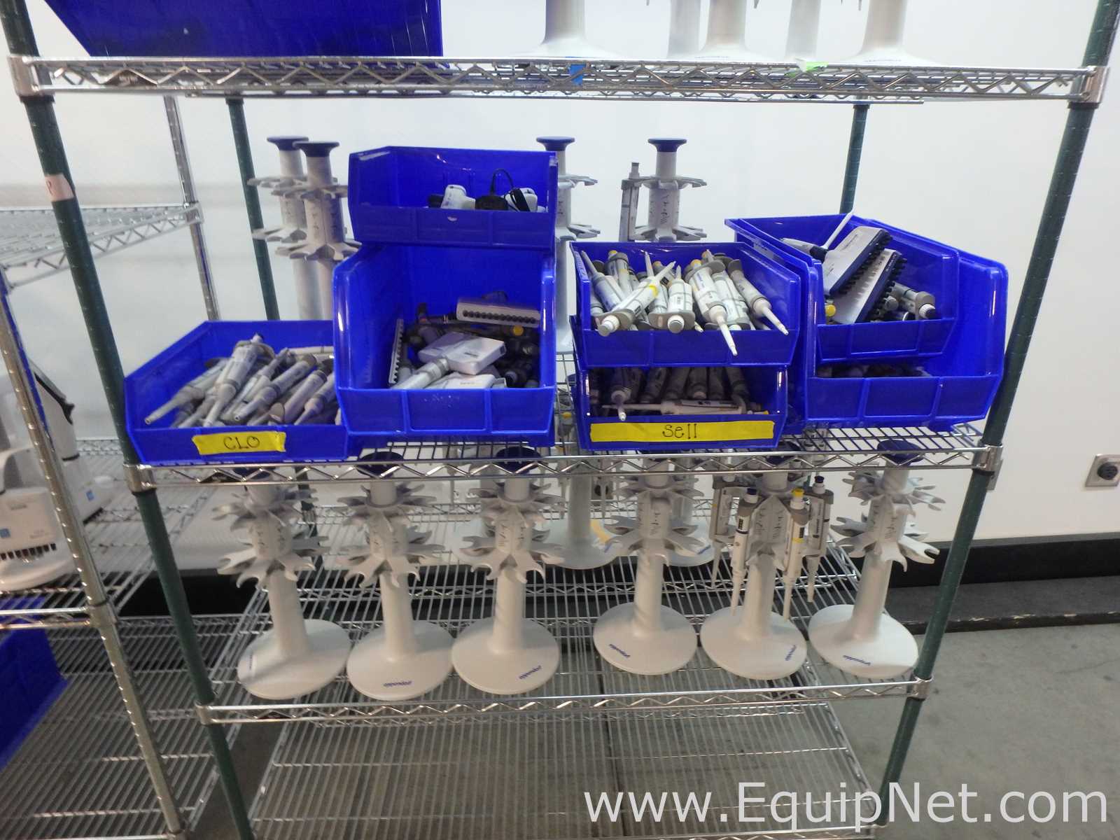 Massive Lot of approximately 300 Single and Multi-Chanel Pipettors Electronic and Manual