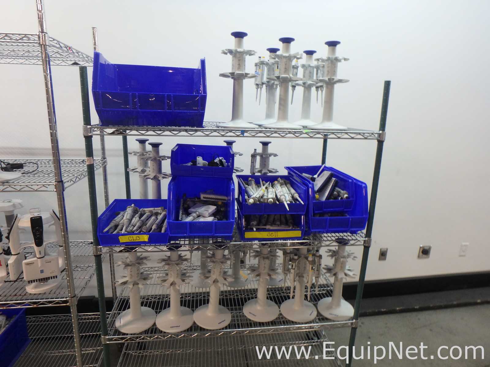 Massive Lot of approximately 300 Single and Multi-Chanel Pipettors Electronic and Manual