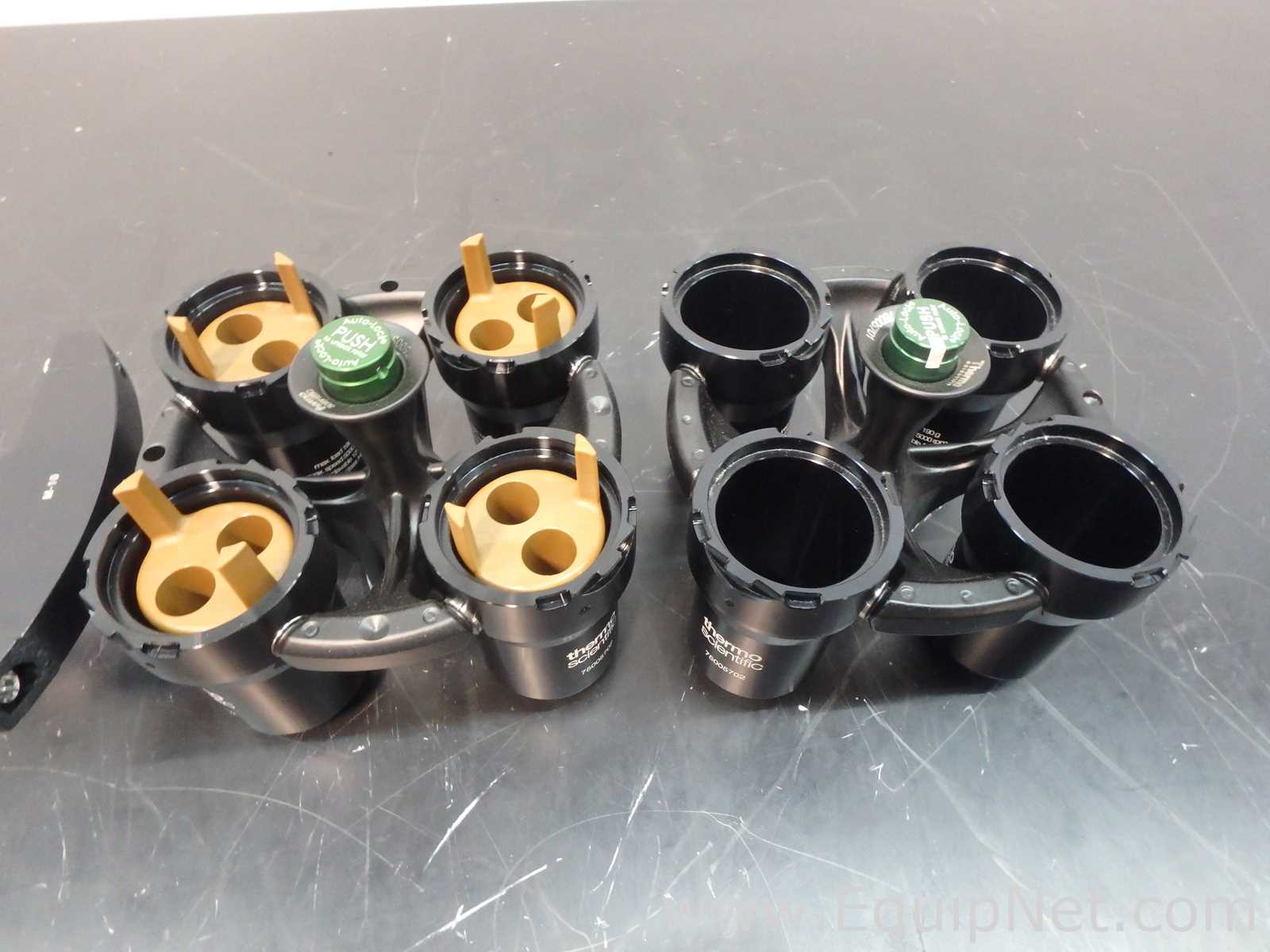 Lot of 3 Thermo Scientific Centrifuge Rotors Two 75005701 and one 75005706