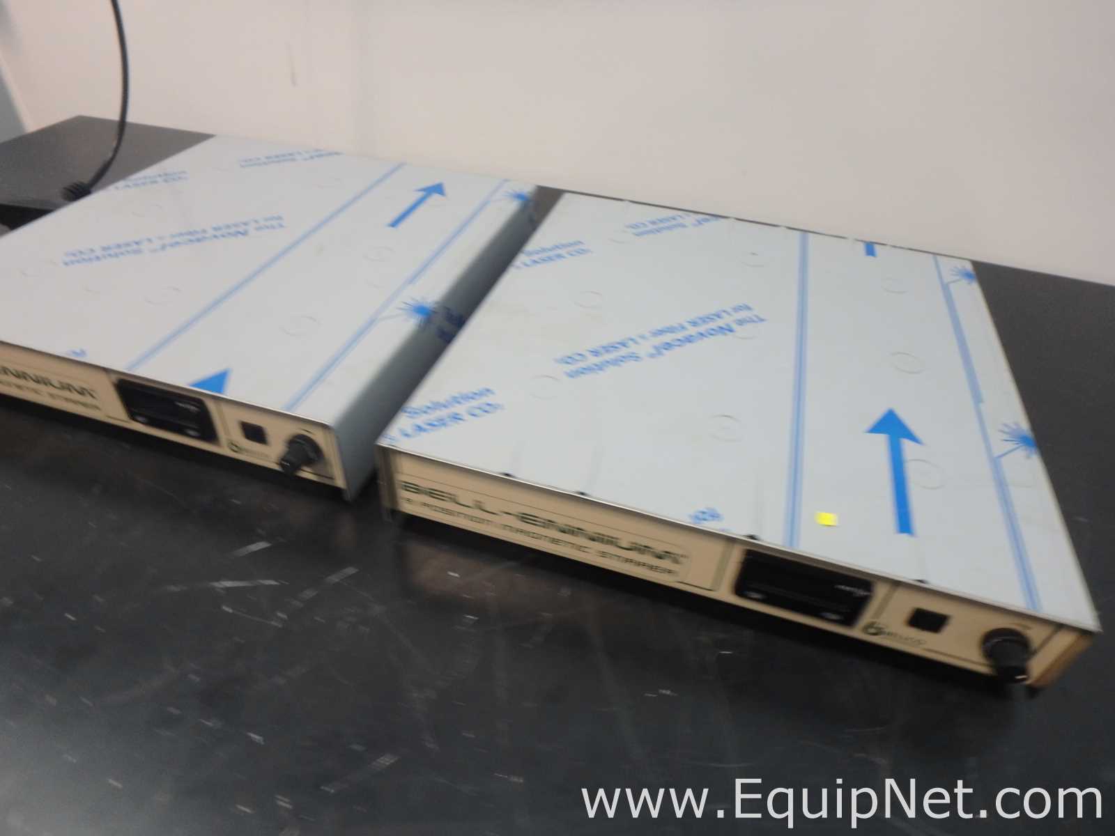 Lot of 2 Bell Ennium 9 Position Magnetic Stir Plates