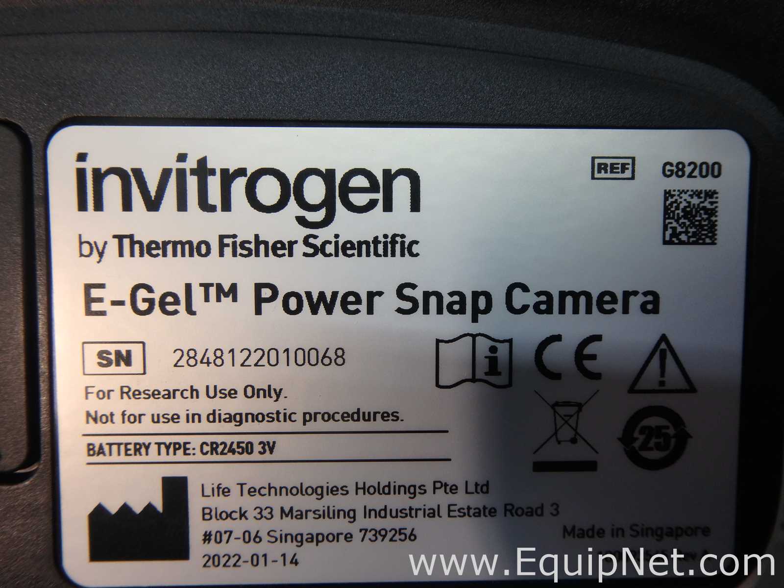 Lot of 2 Invitrogen egel power snap cameras