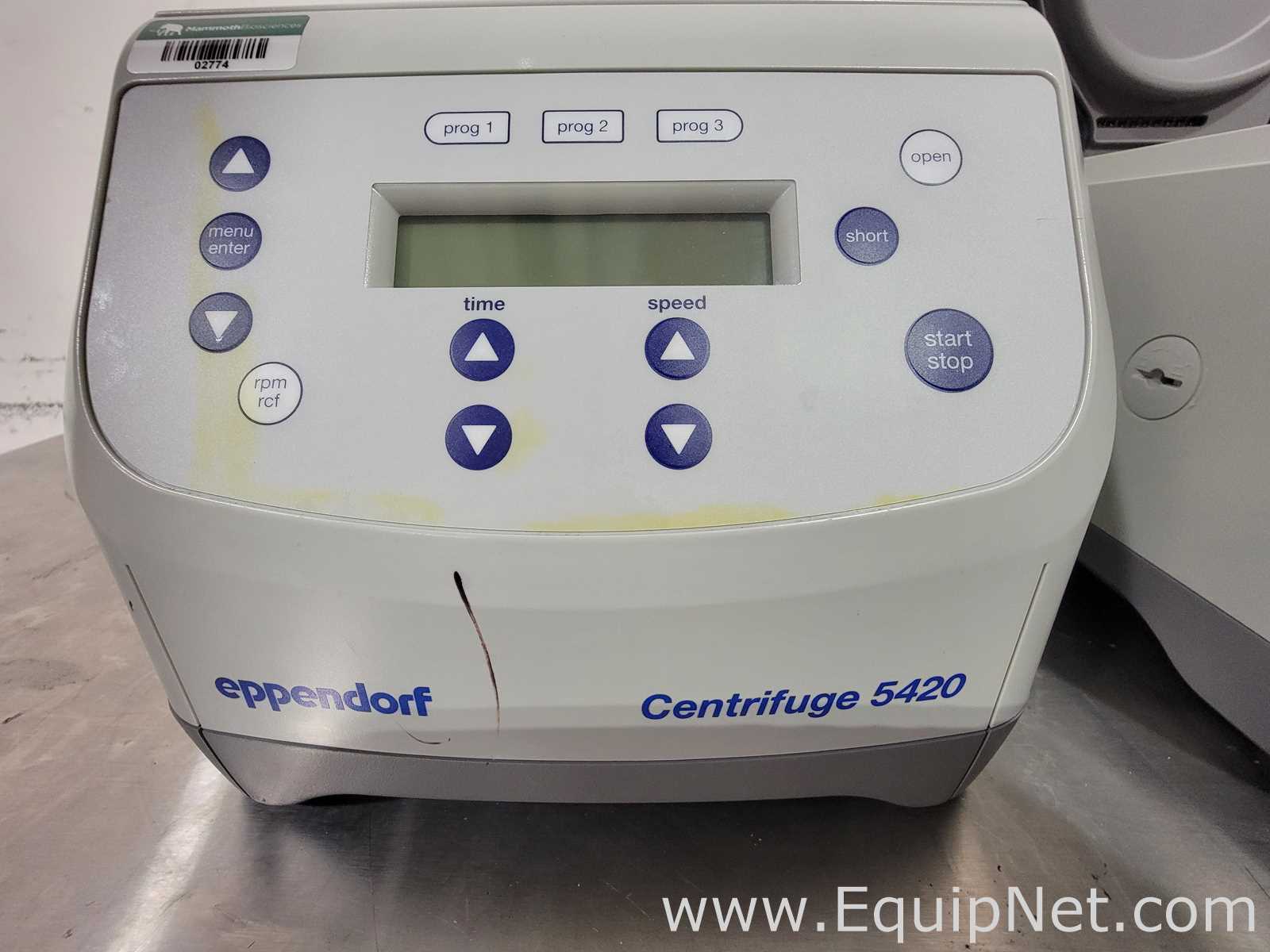 Lot of 2 Eppendorf 5420 Laboratory Centrifuge with FA-24X2 Rotor