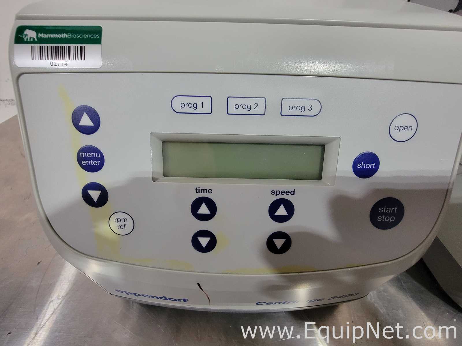 Lot of 2 Eppendorf 5420 Laboratory Centrifuge with FA-24X2 Rotor
