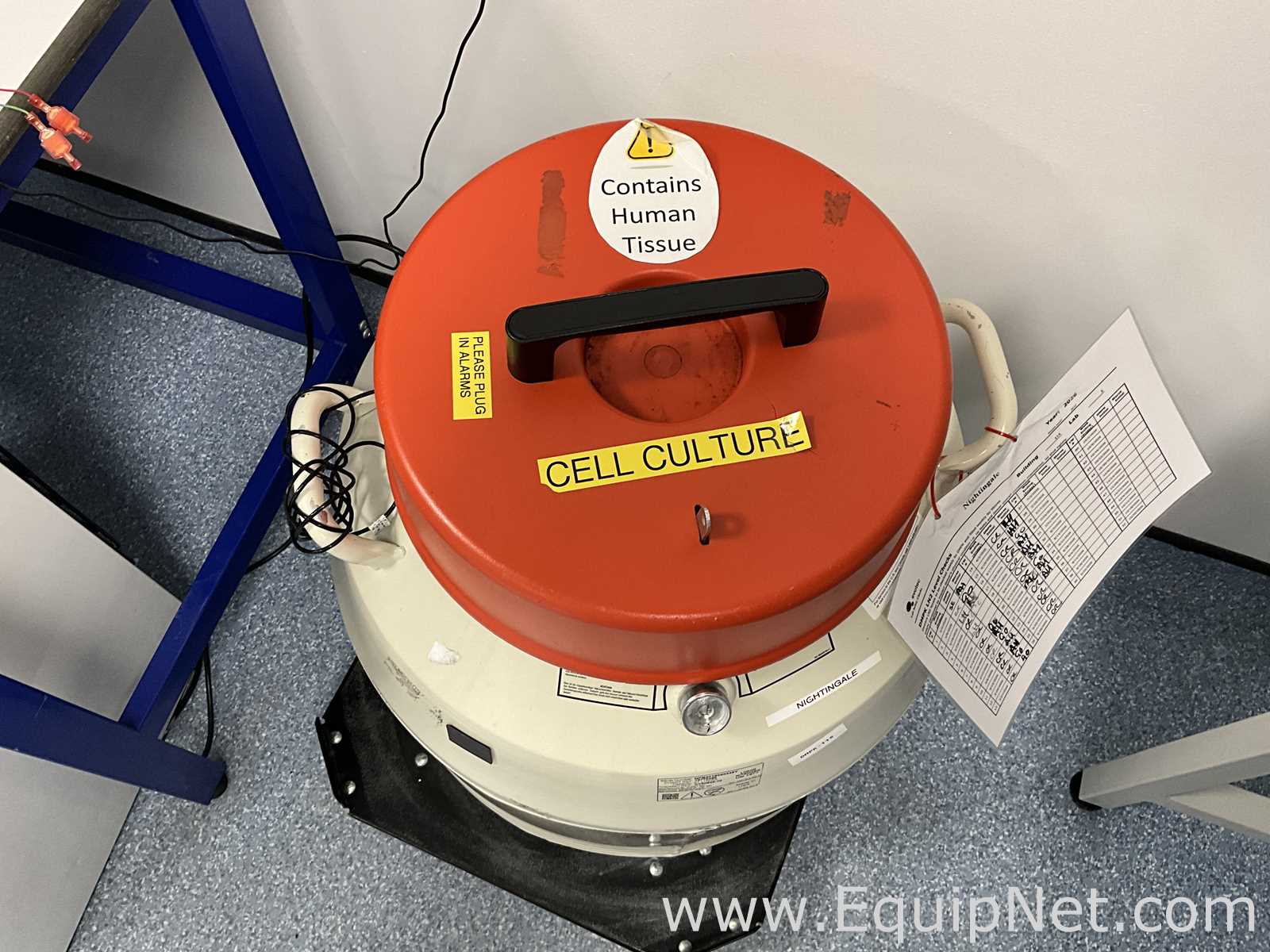 Chart Inc. 61 Litre Portable Liquid Nitrogen Sample Storage Dewar
