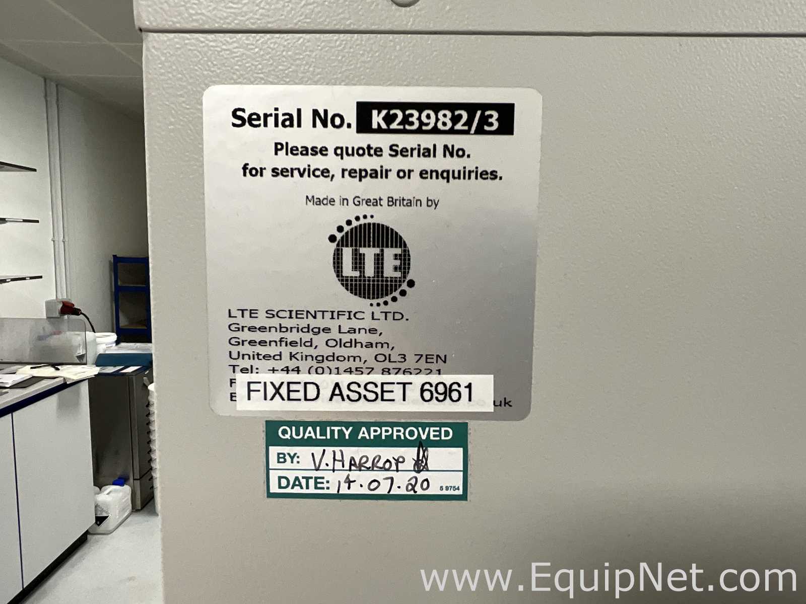 LTE Scientific 322/0109/00 1000 Litre 60C Laboratory Drying Cabinet with Circulation Fan