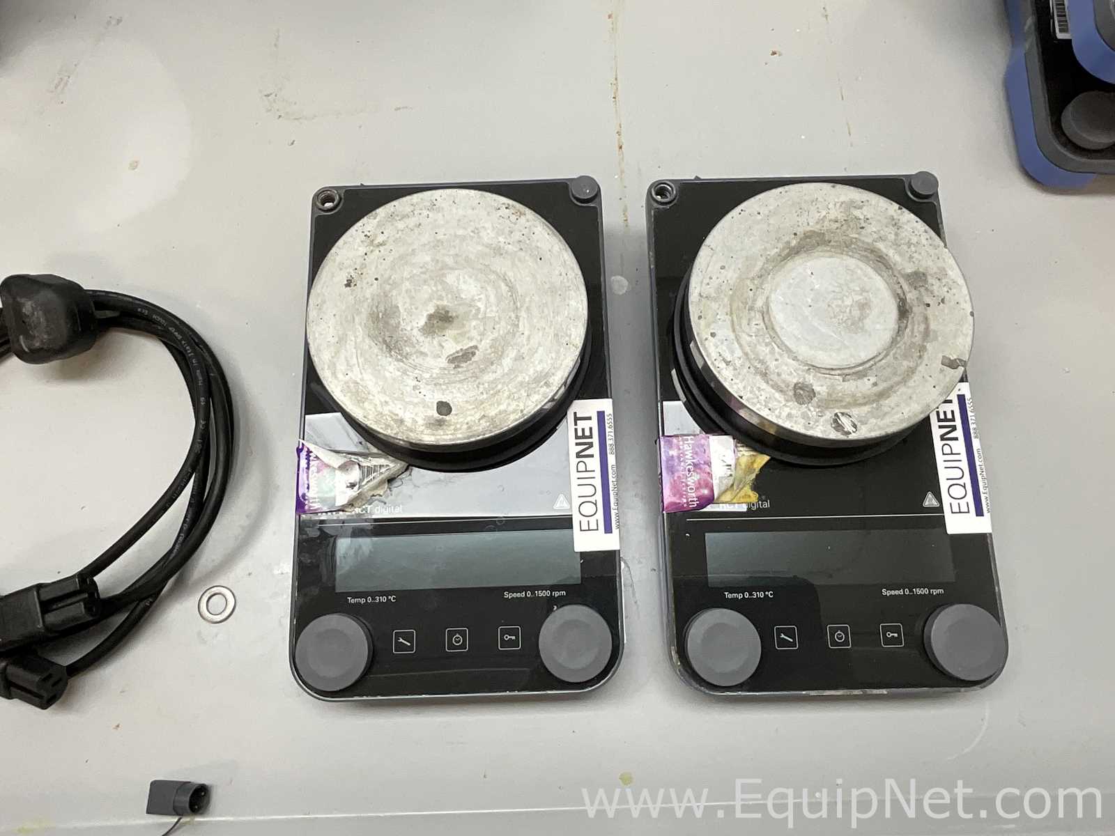 lote de  2 Agitador e Placa de Aquecimento IKA RCT Digital S002