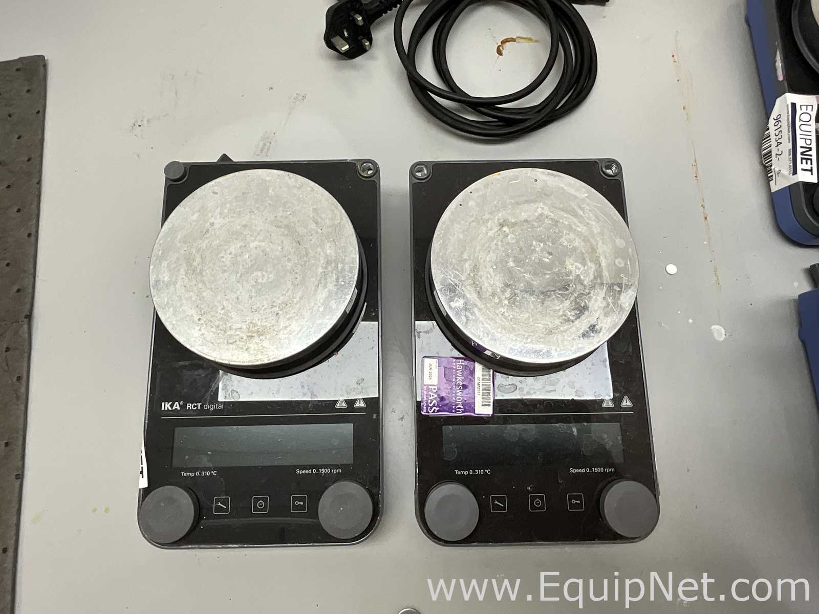 lote de  2 Agitador e Placa de Aquecimento IKA RCT Digital S002