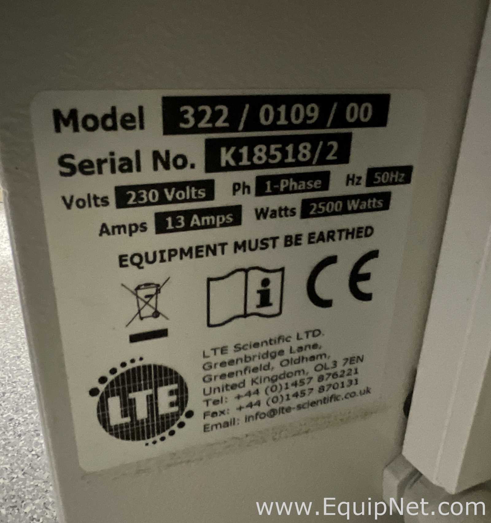 LTE Scientific 322/0109/00 1000 Litre 60C Laboratory Drying Cabinet with Circulation Fan
