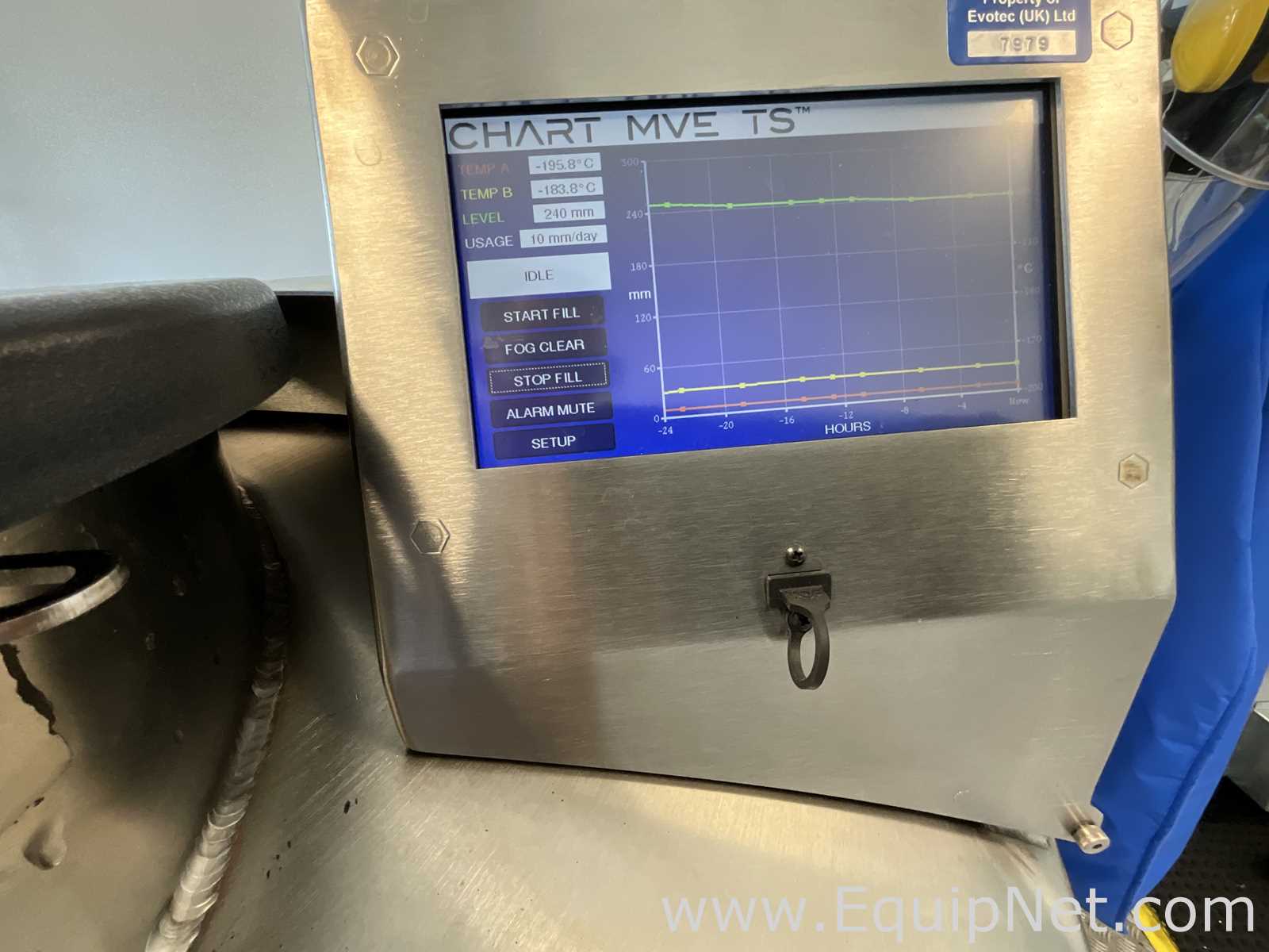 MVE Biological Solutions US MVE HECO 1542R-190AF-TS High Efficiency Liquid Nitrogen Freezer