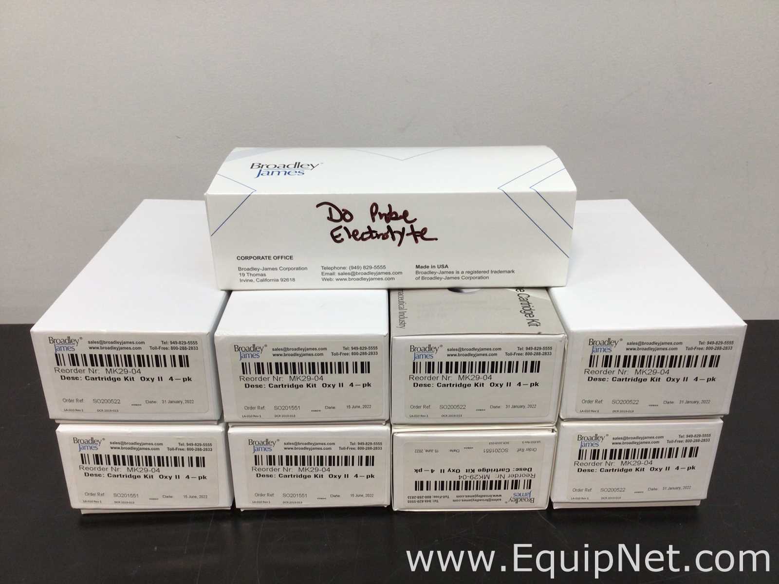 Lot Of 6 Broadley James D545-B220-PT-D9 OxyProbe II Dissolved Oxygen Sensor