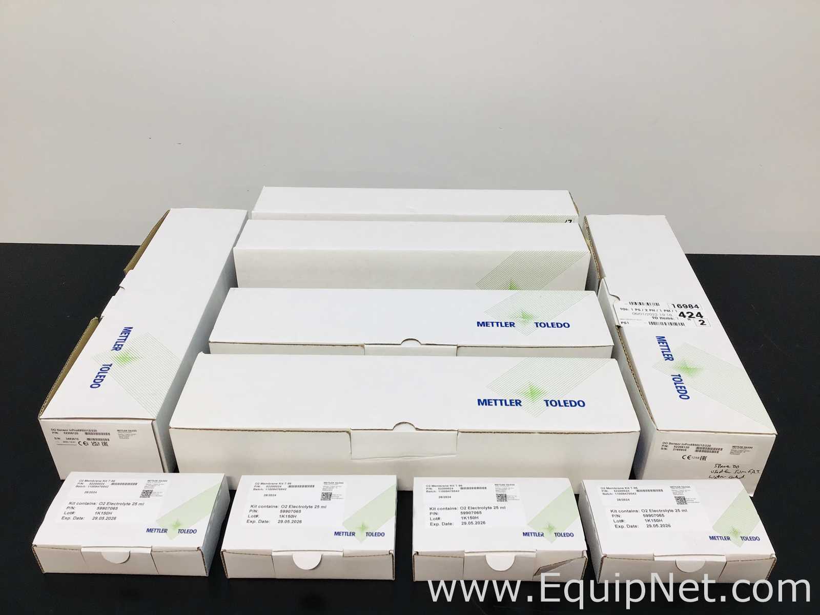 Lot Of 6 Mettler Toledo DO Sensor InPro6850i/12/220