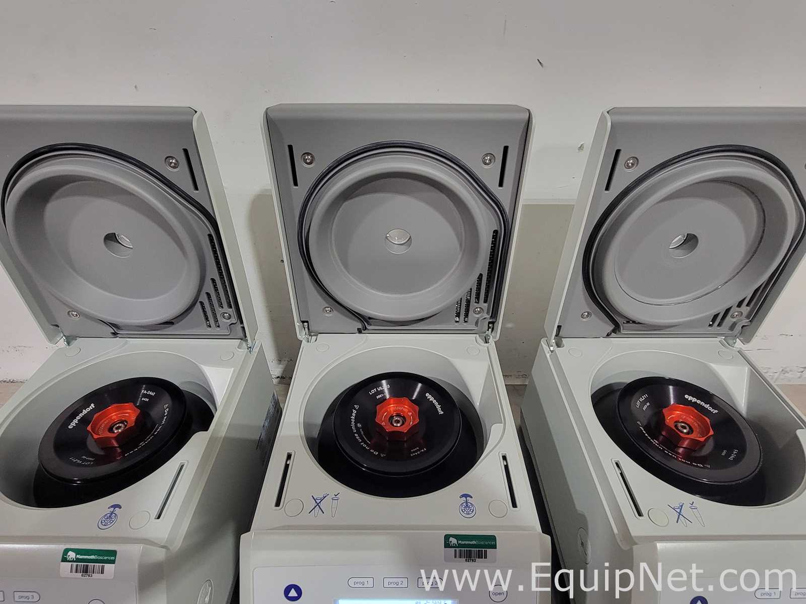 Lot of 3 Eppendorf 5420 Laboratory Centrifuge with FA-24X2 Rotor