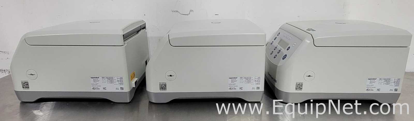 Lot of 3 Eppendorf 5420 Laboratory Centrifuge with FA-24X2 Rotor