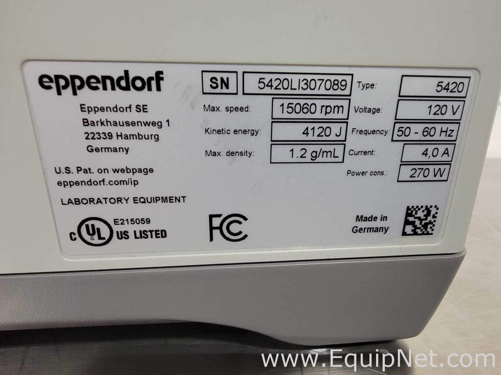 Lot of 3 Eppendorf 5420 Laboratory Centrifuge with FA-24X2 Rotor