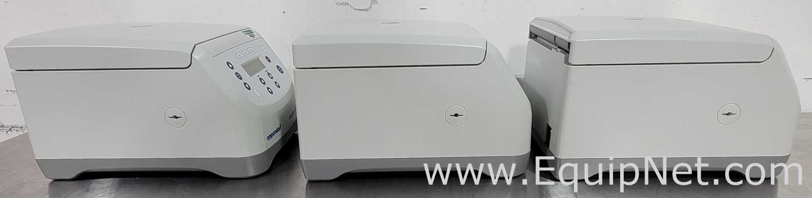 Lot of 3 Eppendorf 5420 Laboratory Centrifuge with FA-24X2 Rotor