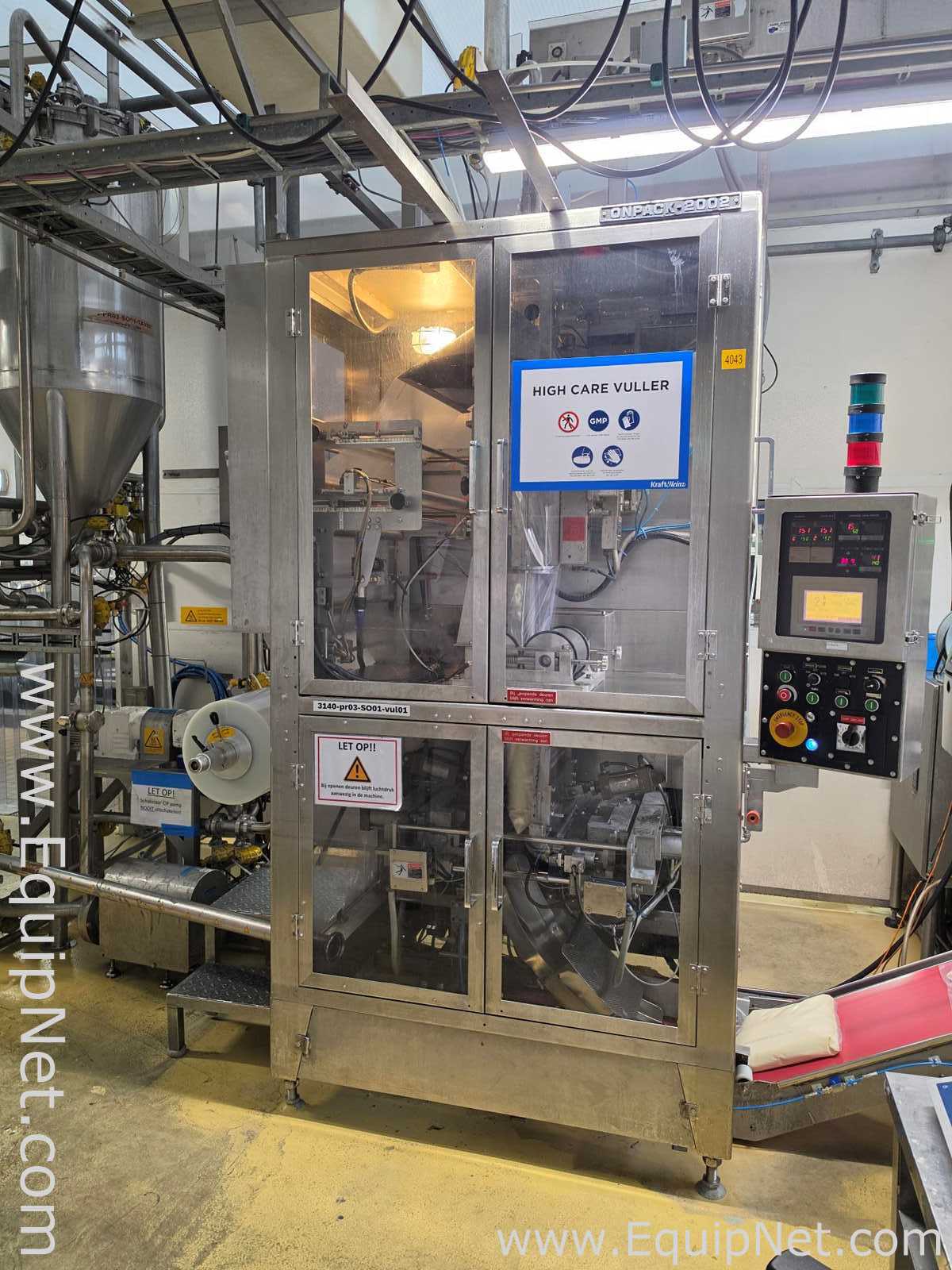 Cryovac 2002A ONPACK Vertical Form Fill Seal Machine