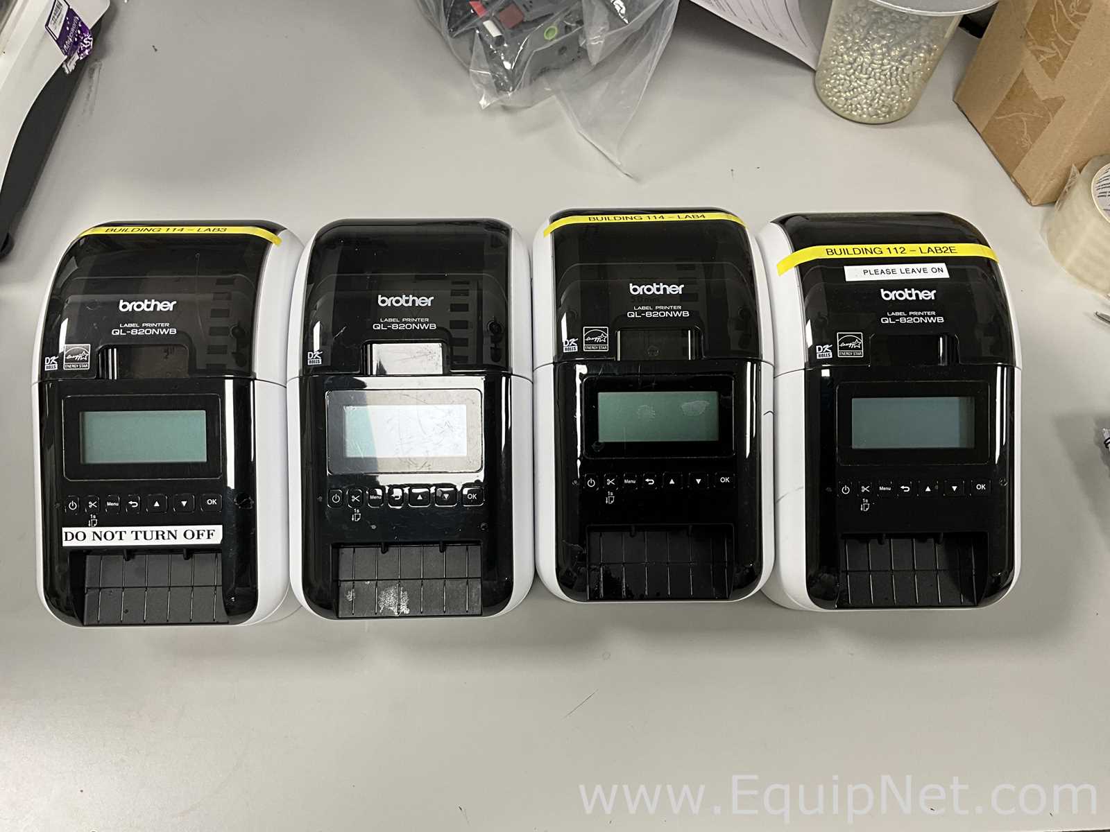 lote de  4 Impressora/Scanner/Copiadora Brother Industries QL-820NWB