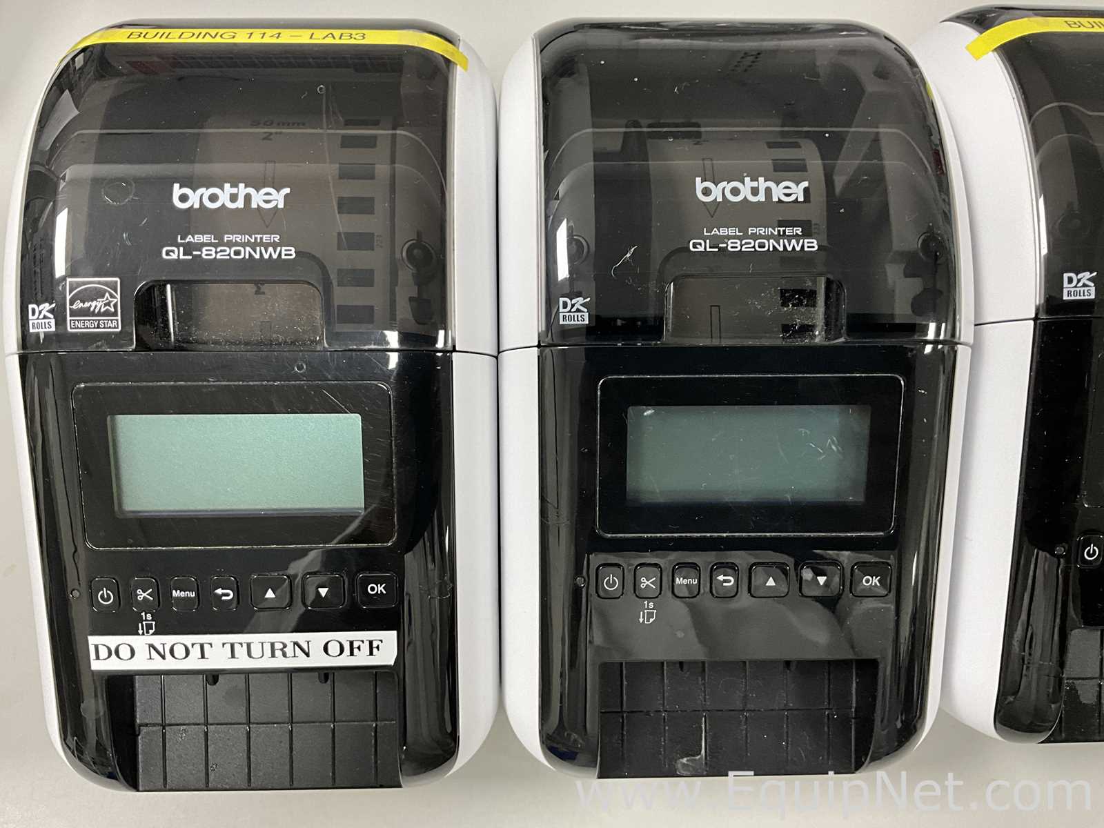 lote de  4 Impressora/Scanner/Copiadora Brother Industries QL-820NWB