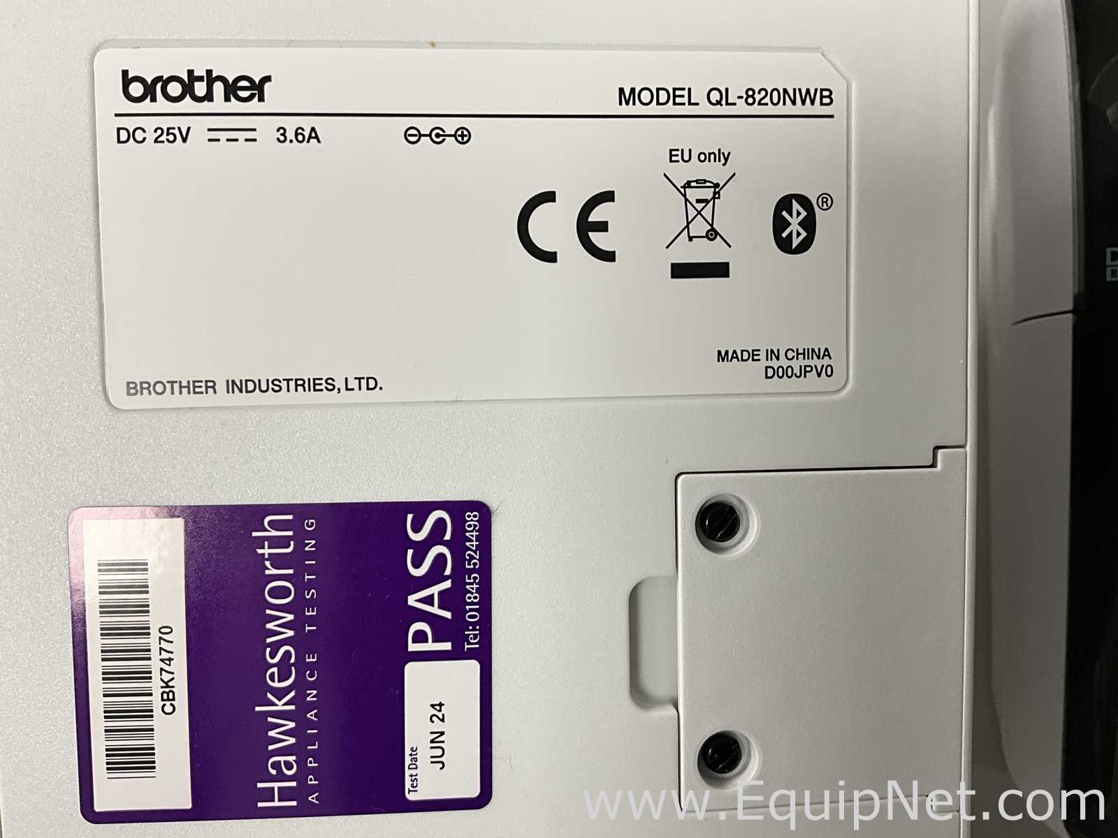 lote de  4 Impressora/Scanner/Copiadora Brother Industries QL-820NWB