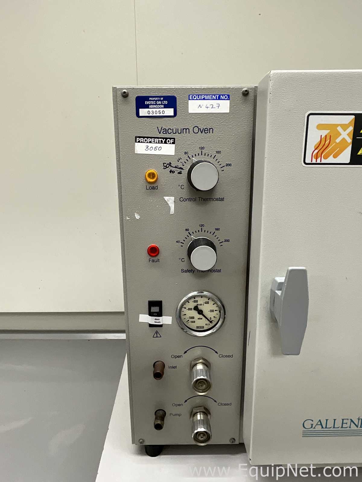 Gallenkamp OVA031.XX1.5 Laboratory Vacuum Oven