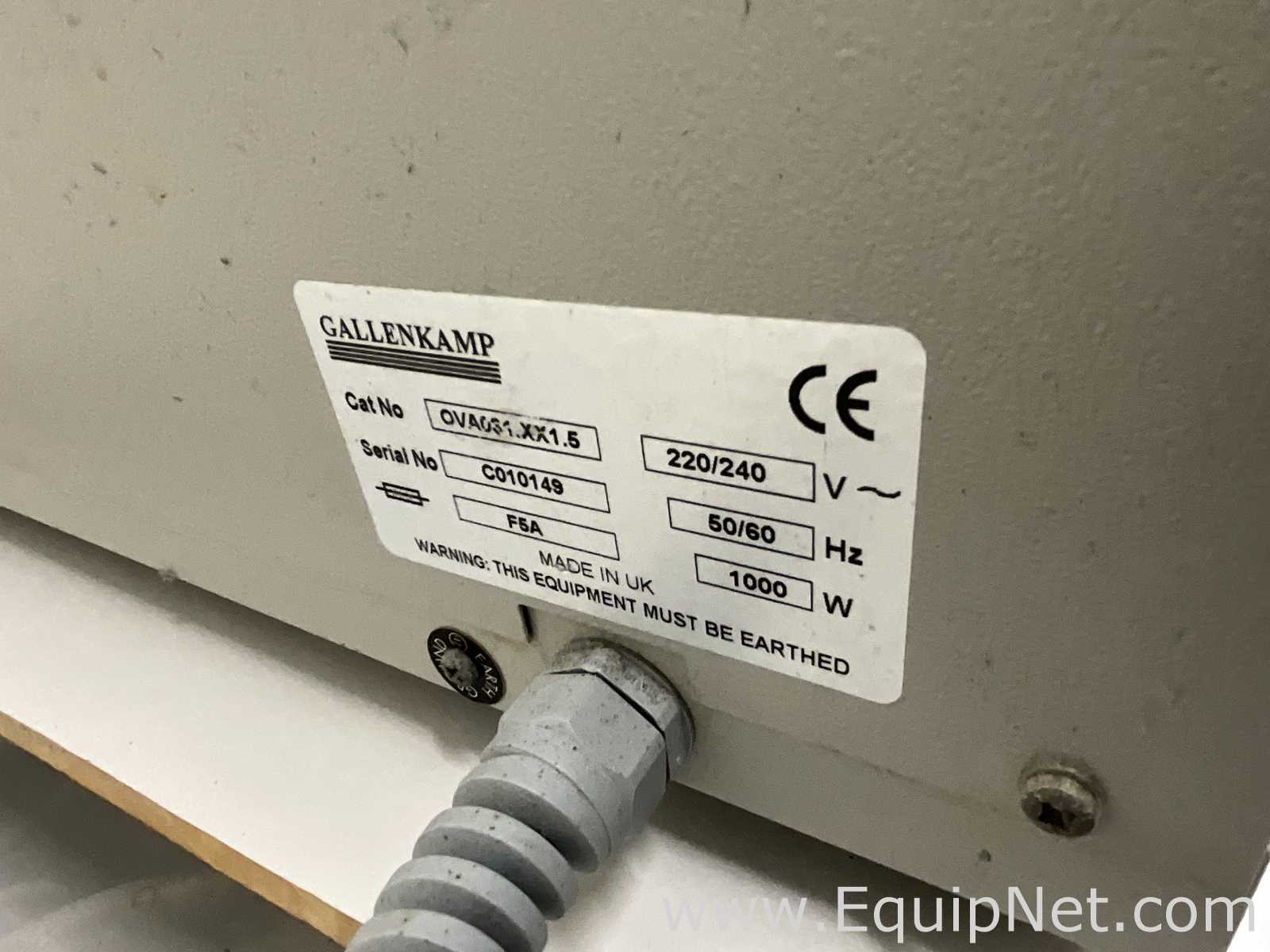 Gallenkamp OVA031.XX1.5 Laboratory Vacuum Oven