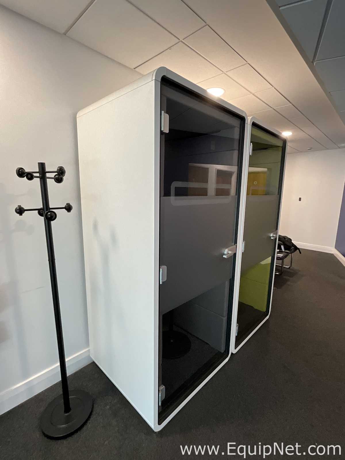 Hushoffice Single Person Acoustic Pod Sit Stand Workstation