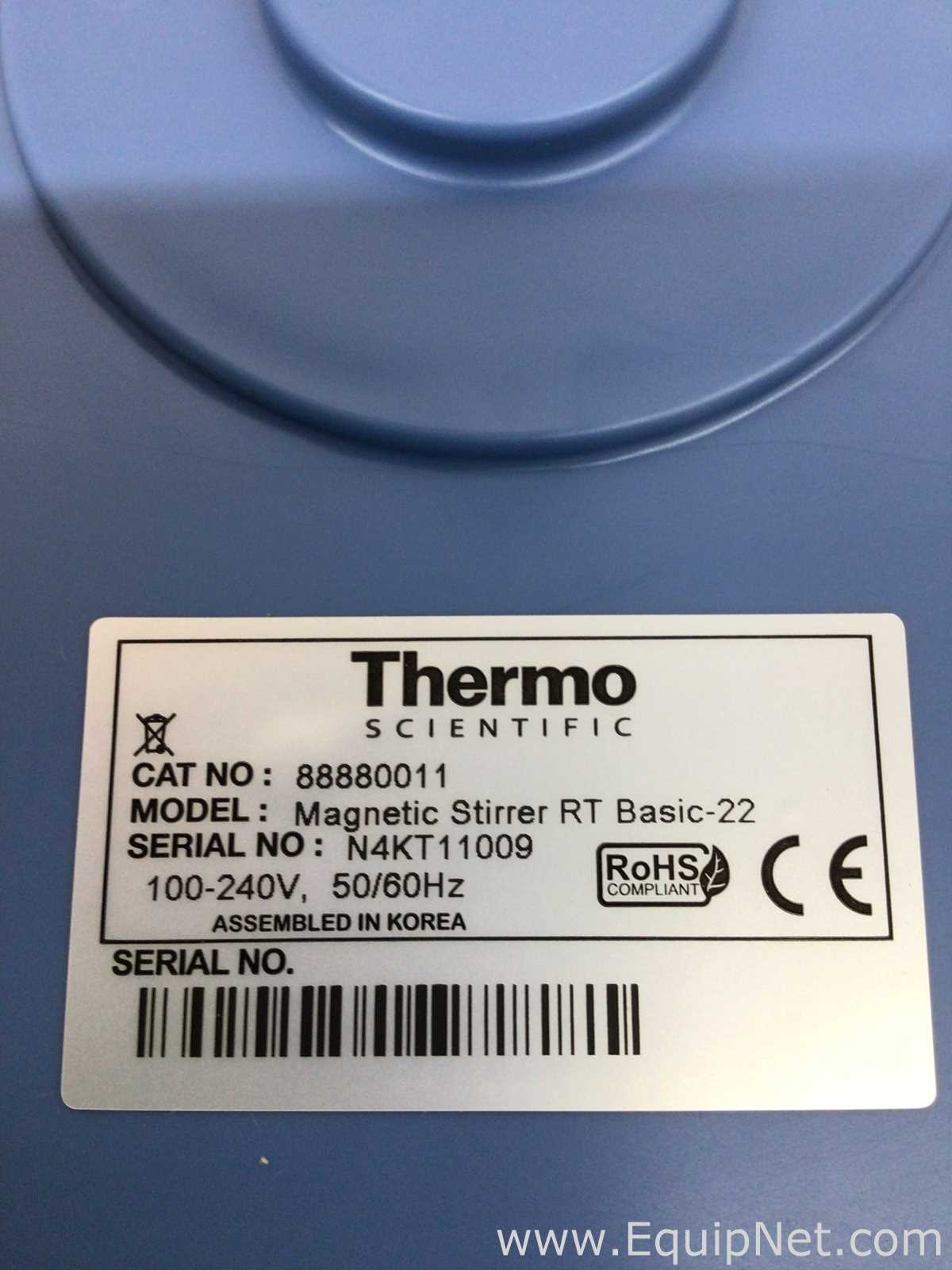 Los aus 2 Rührer und Heizplatte Thermo Scientific Magnetic Stirrer Rt Basic-22