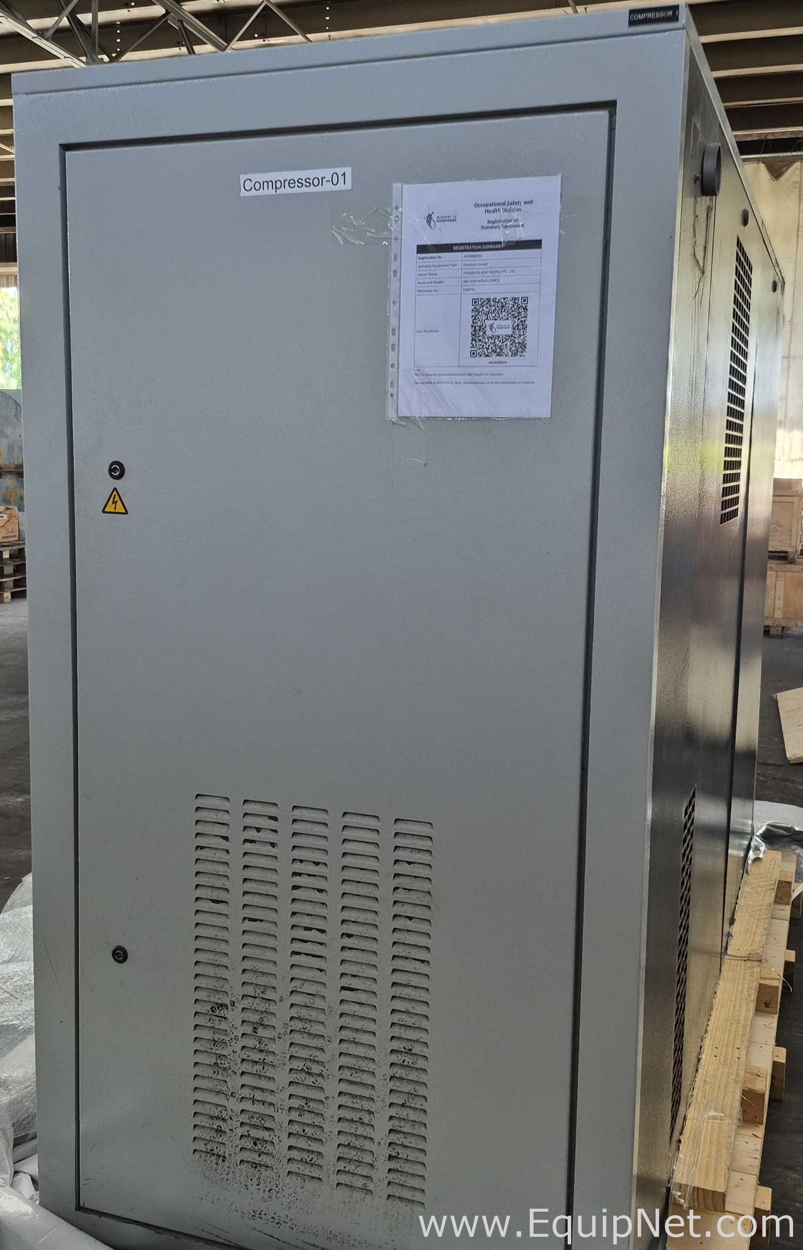 Atlas Copco AQ37VSD Air Compressor No 1