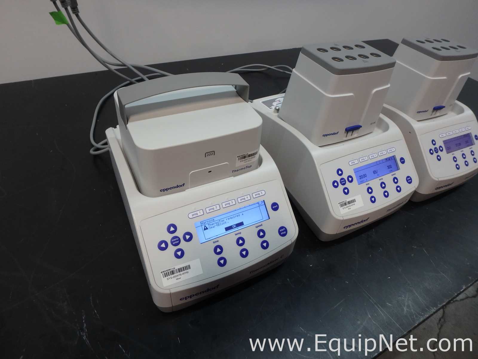 Lote de 3 Mezclador de Laboratorio Eppendorf Thermomixer C