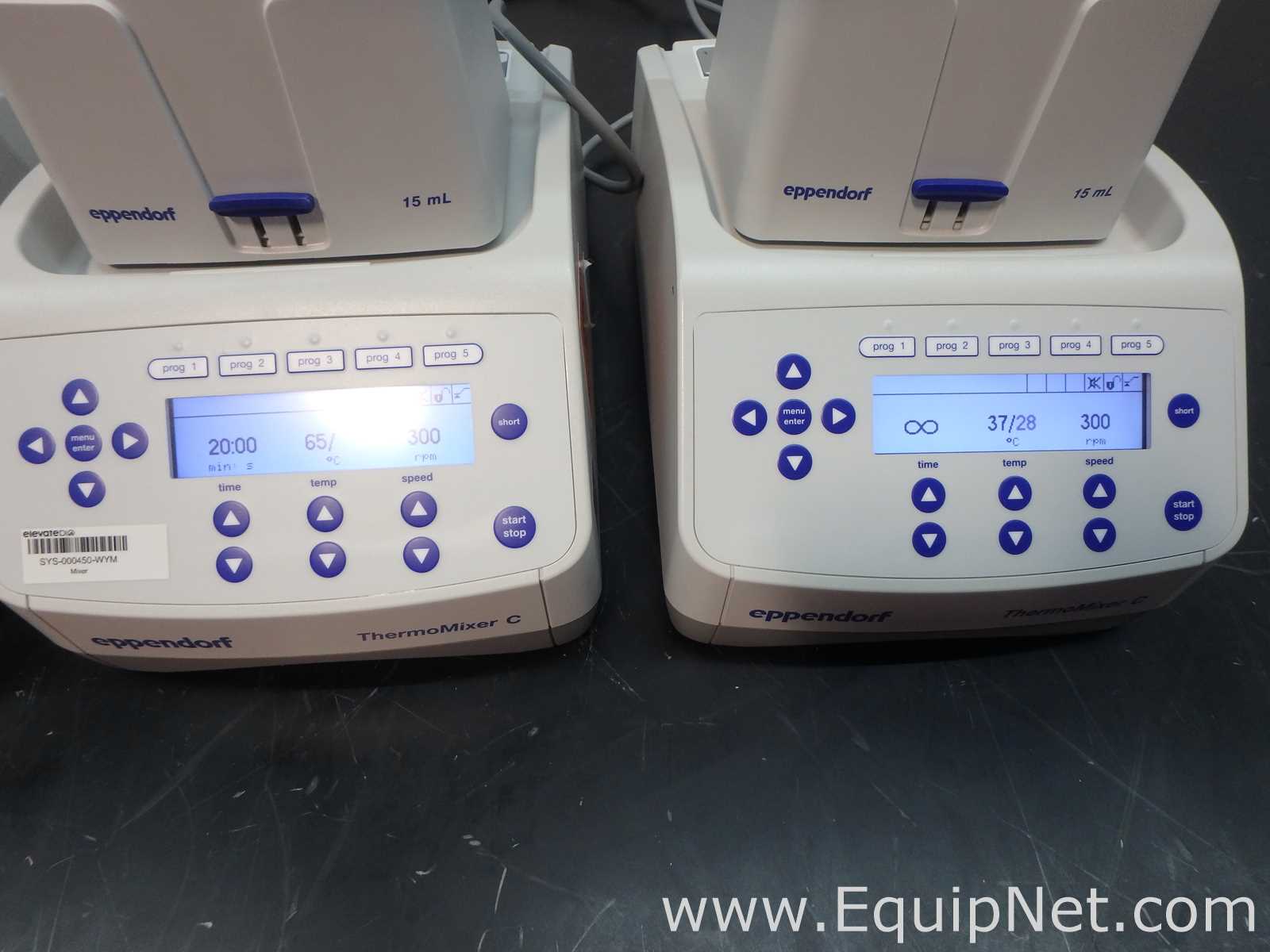 Lote de 3 Mezclador de Laboratorio Eppendorf Thermomixer C