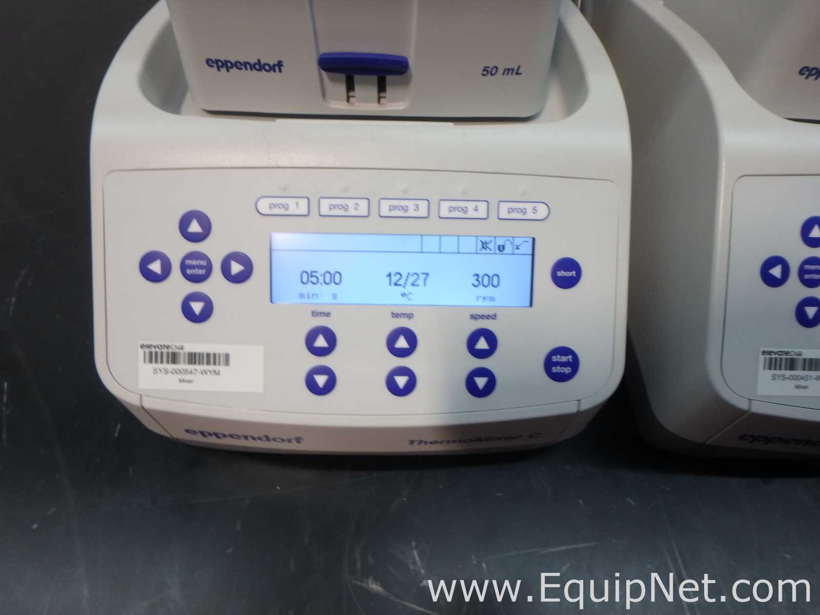 Lote de 3 Mezclador de Laboratorio Eppendorf Thermomixer C