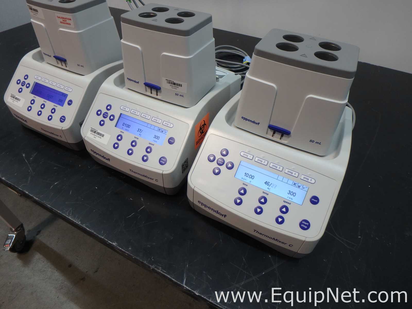Lote de 3 Mezclador de Laboratorio Eppendorf Thermomixer C