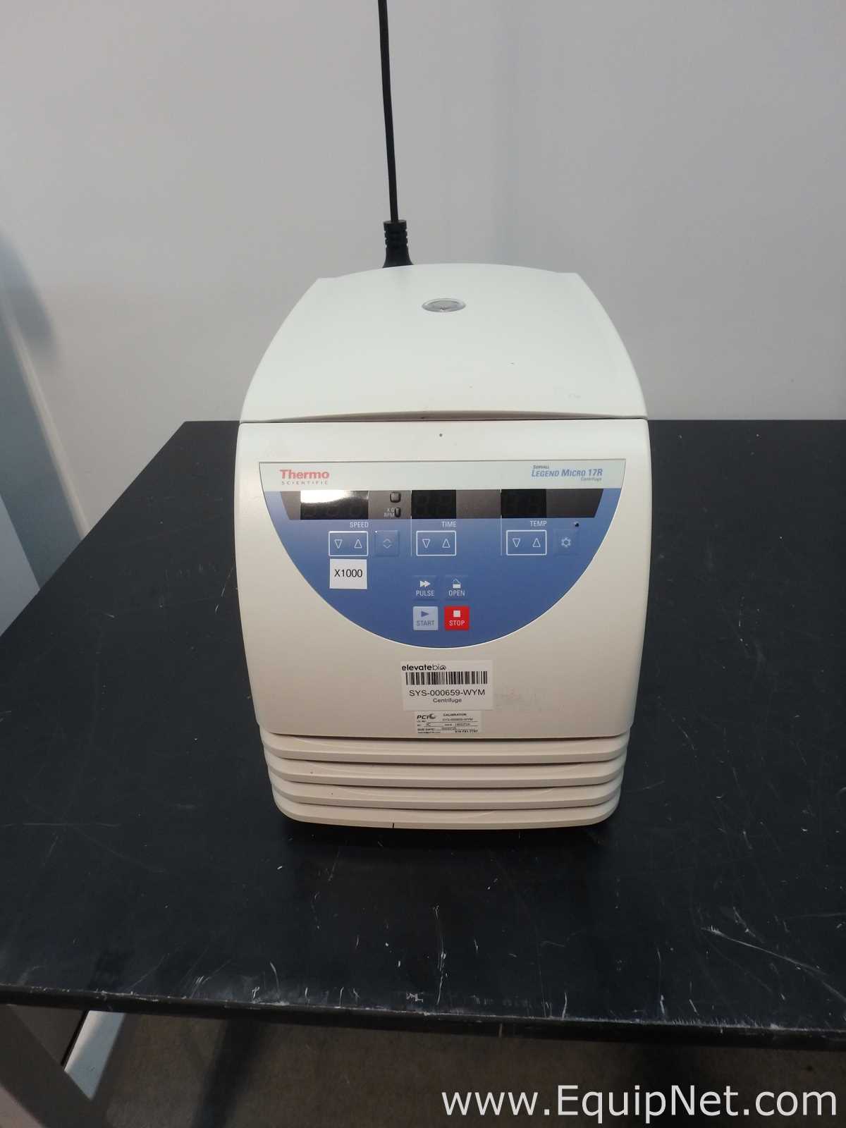 Thermo Scientific Sorvall Legend Micro 17R Refrigerated Centrifuge