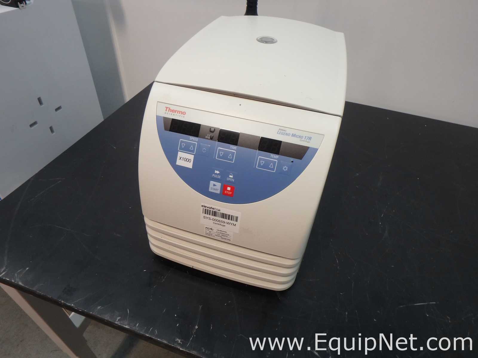 Thermo Scientific Sorvall Legend Micro 17R Refrigerated Centrifuge