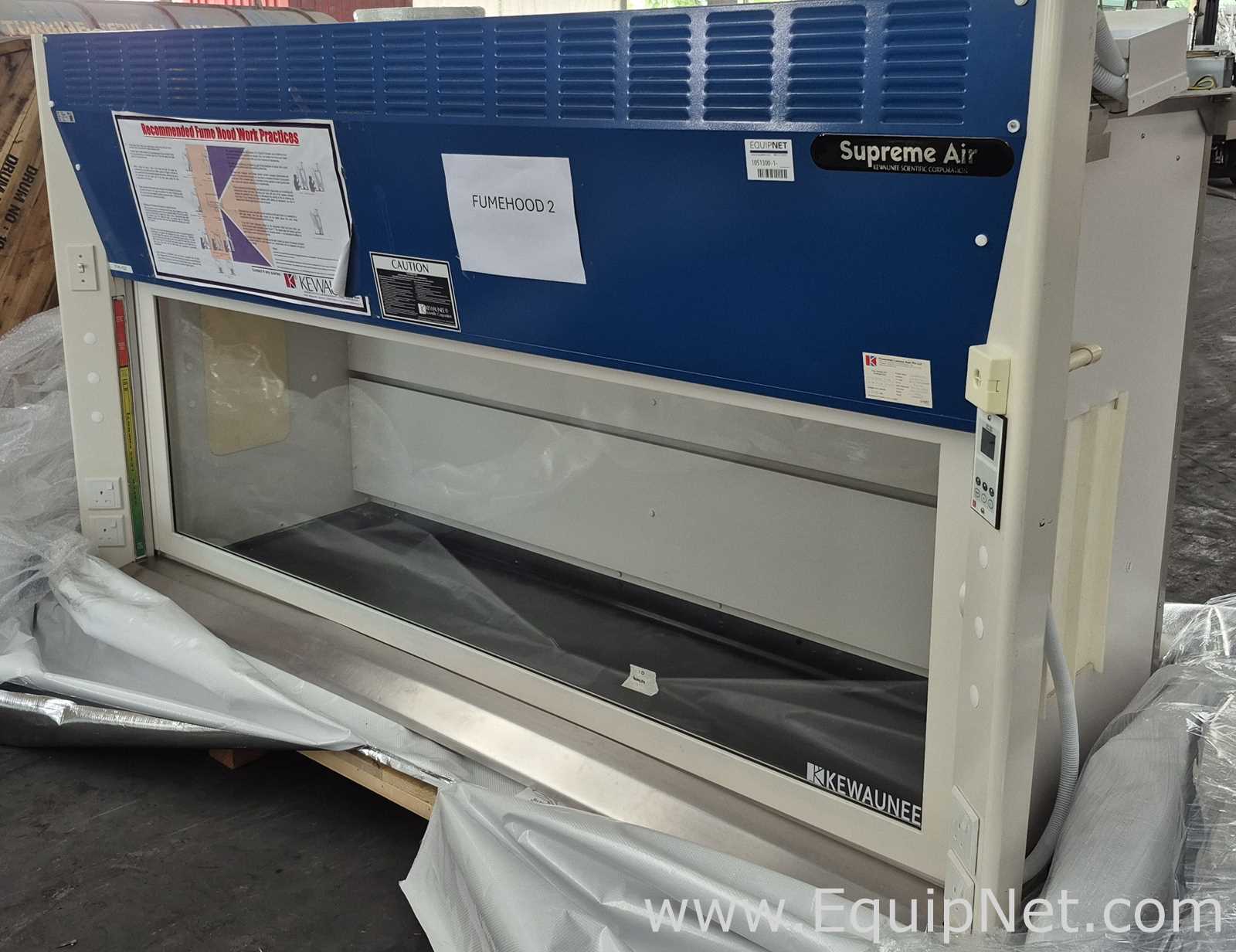 Kewaunee H05G5496-00M78 Supreme Air Fume Hood - Lab Crate No 13