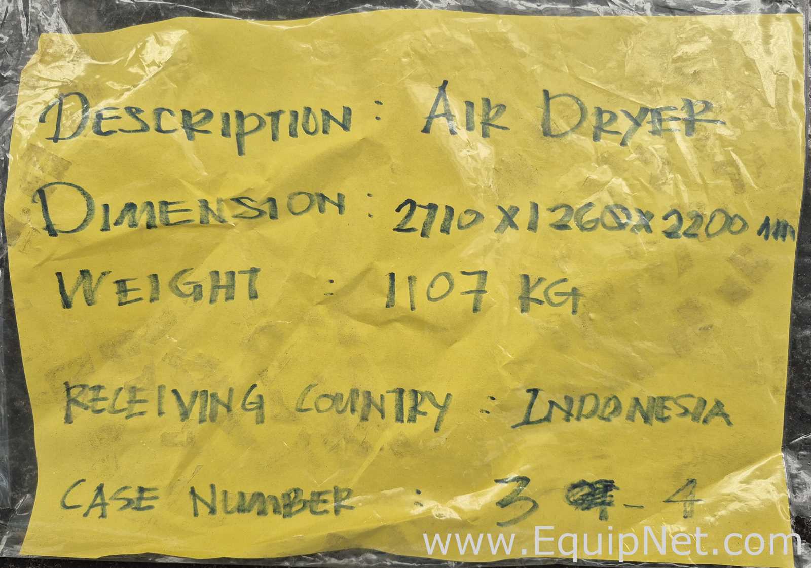 Atlas Copco BD100plus Air Dryer - Case No3