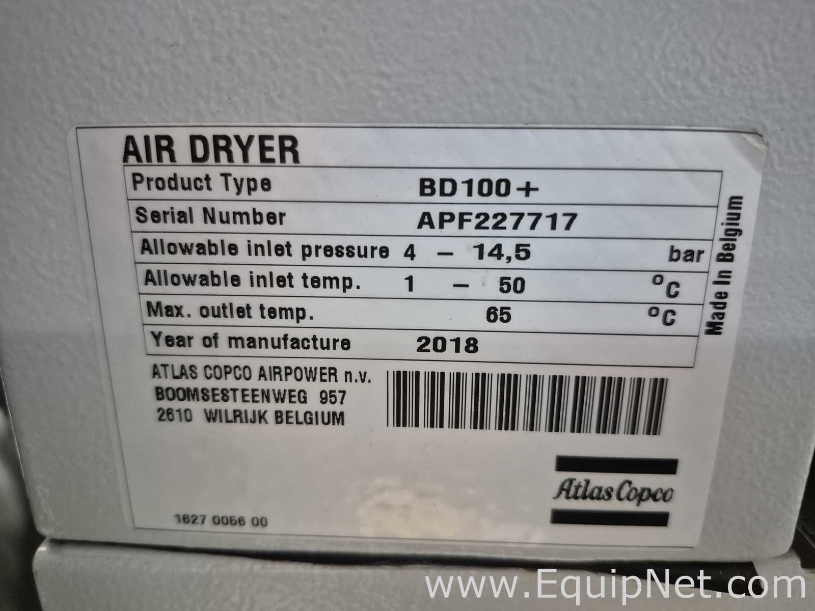 Atlas Copco BD100plus Air Dryer - Case No3