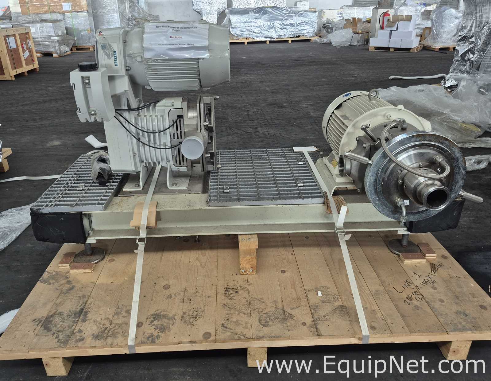 Lot of Two Netzsch Pumps - Pallet No 35