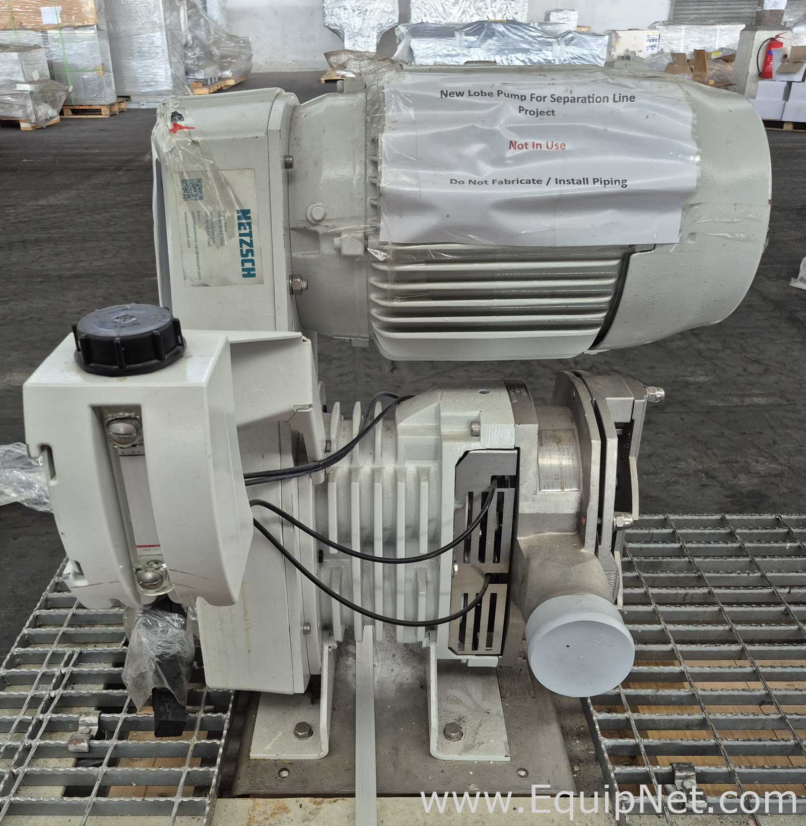 Lot of Two Netzsch Pumps - Pallet No 35