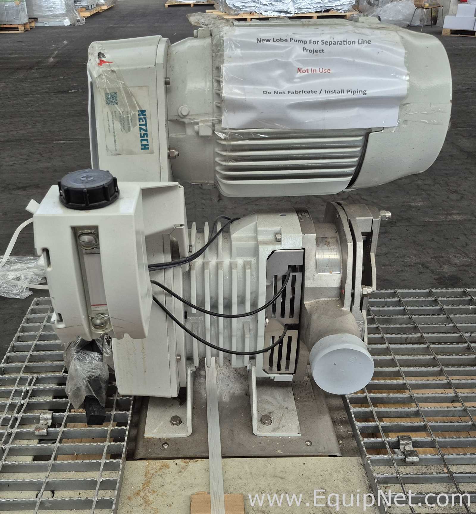 Lot of Two Netzsch Pumps - Pallet No 35