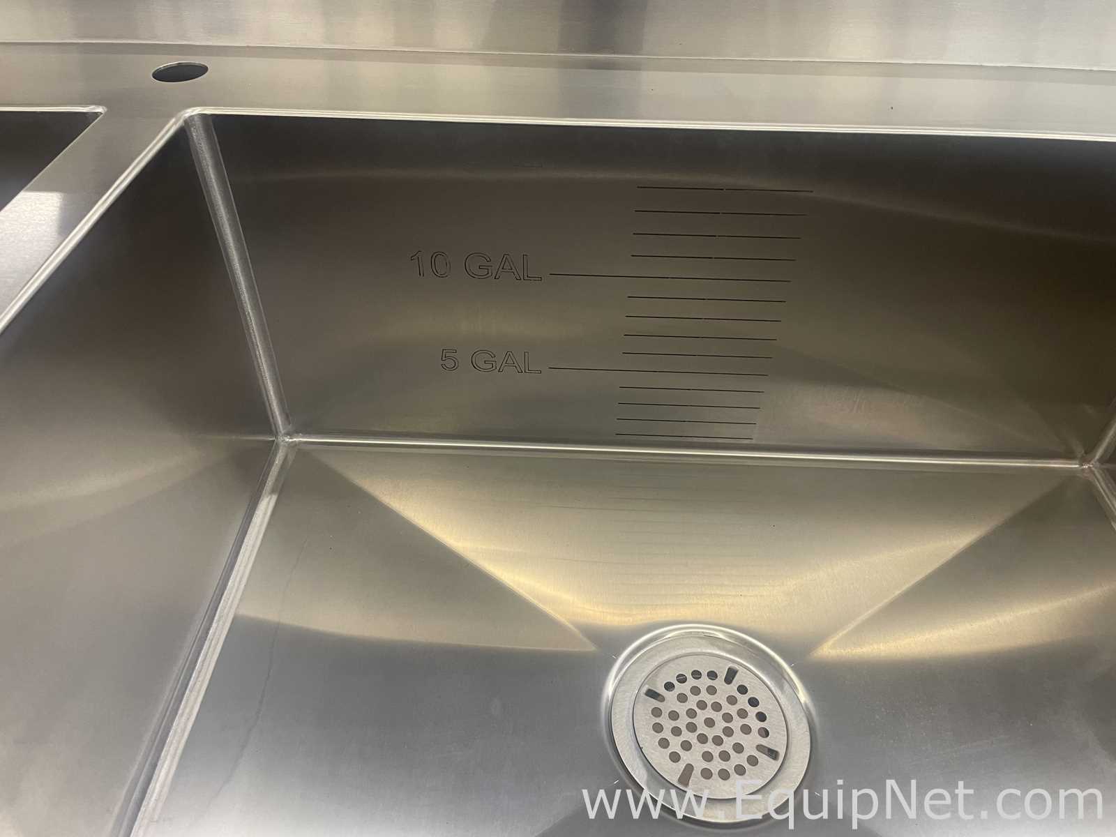 Lot of 2 Stainless Steel Laboratory Sinks