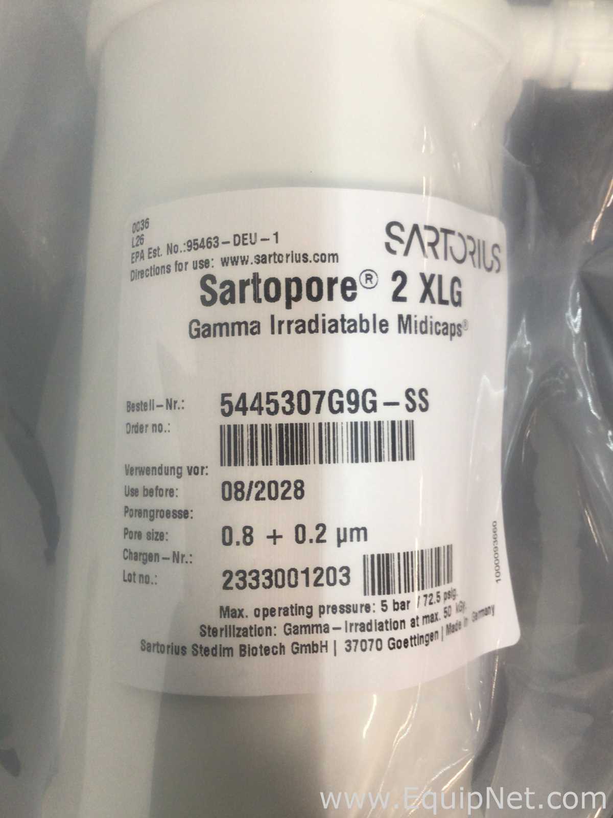 Sartorius Sartopore 2 XLG Gamma Irradiatable Midicaps