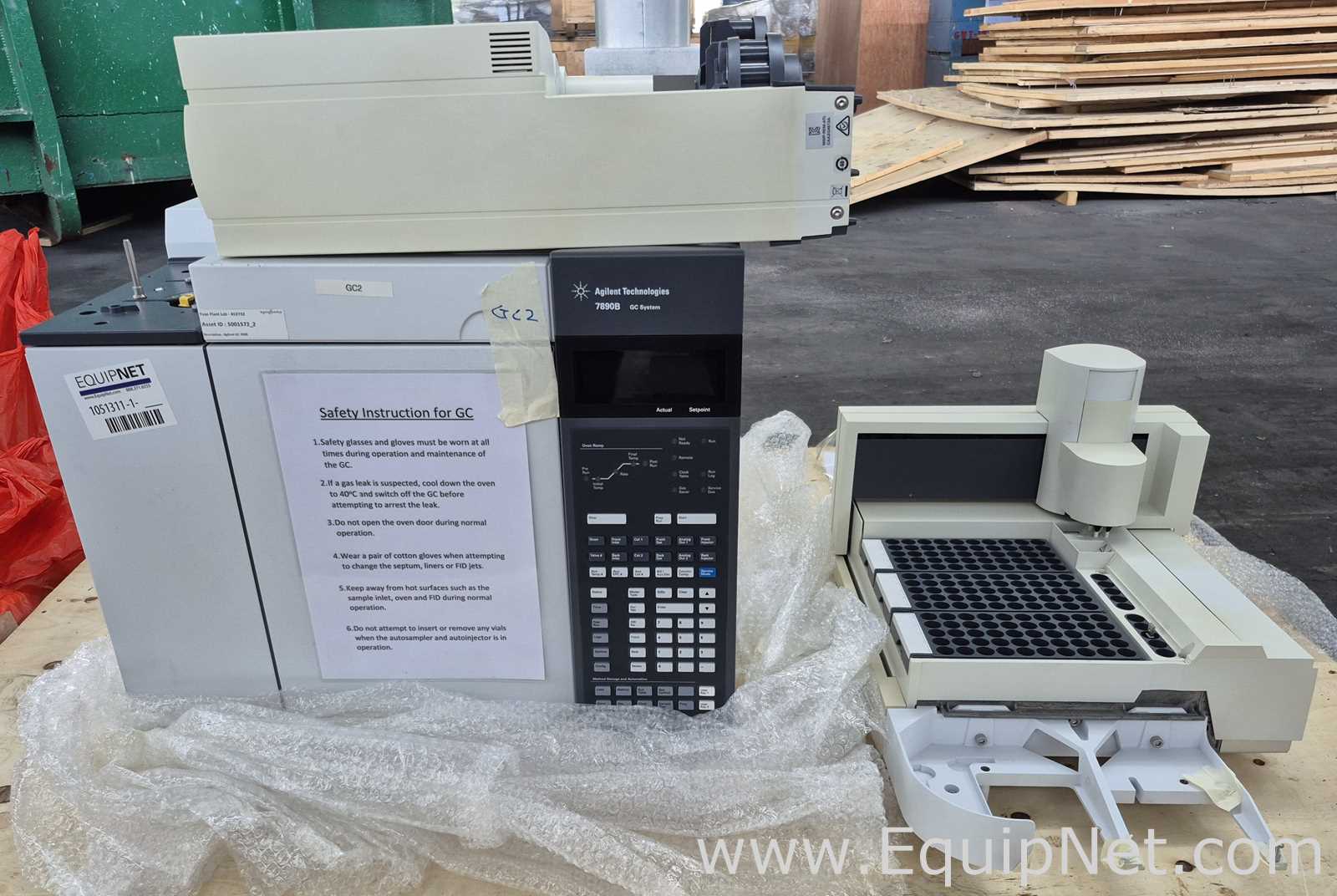 Agilent Technologies GC 7890 with CPU and Monitor, GC2 Columns and Accessories - GC-02