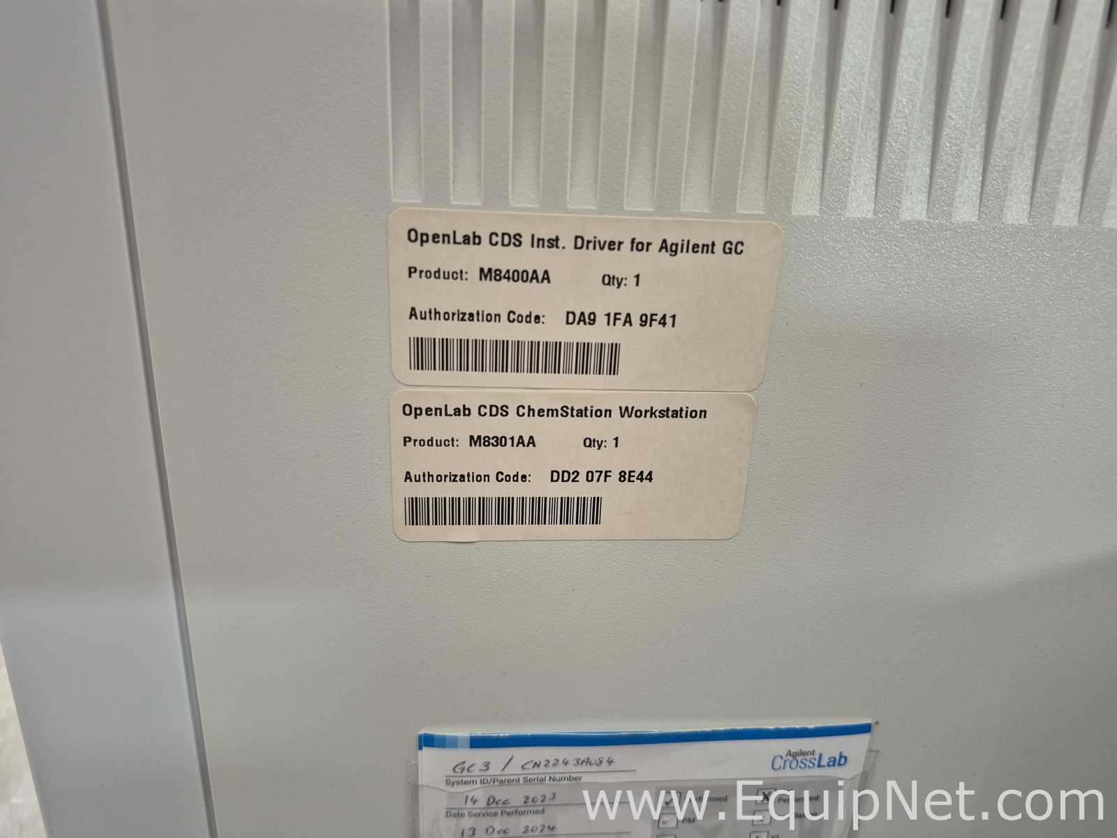 Agilent Technologies 8890 Gas Chromatographs with CPU and Monitor - GC-03