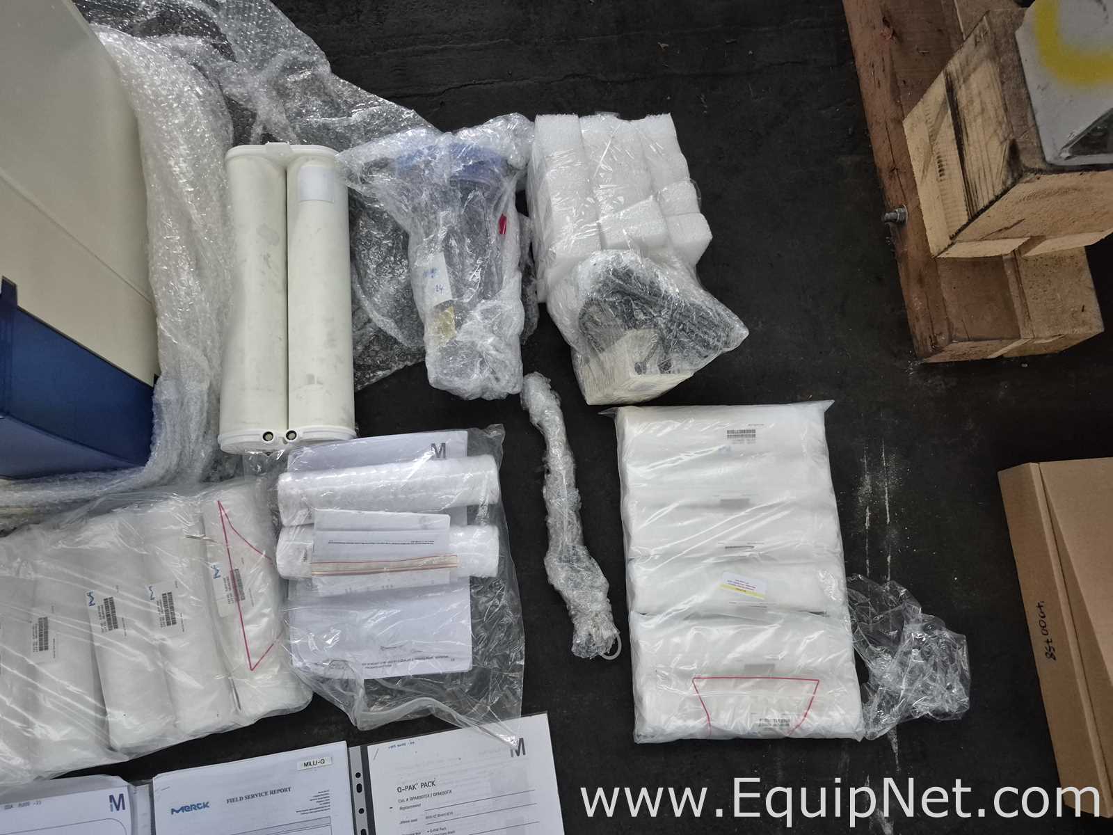Merck Milli Q Direct with Reservoir Tank and Accessories - Lab Crate No 4