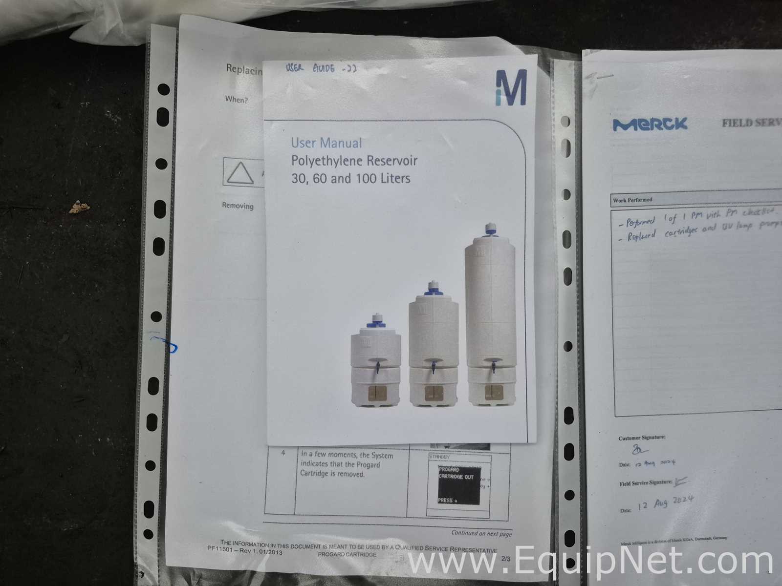 Merck Milli Q Direct with Reservoir Tank and Accessories - Lab Crate No 4
