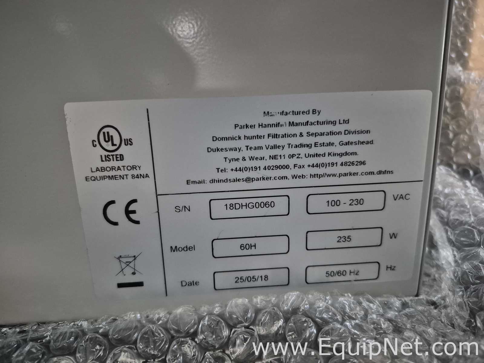 Gerador de Hidrogênio Parker Hannifin Manufacturing Ltd 60H