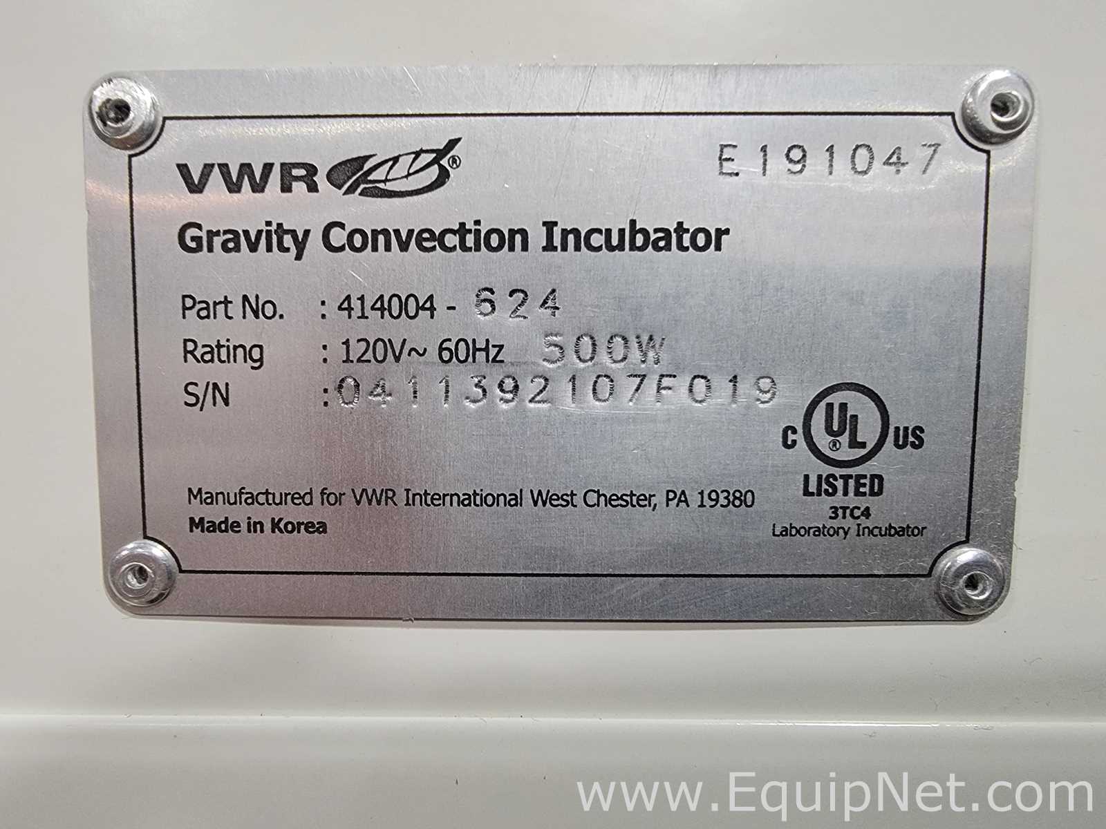 Incubadora VWR Gravity Convection Incubator