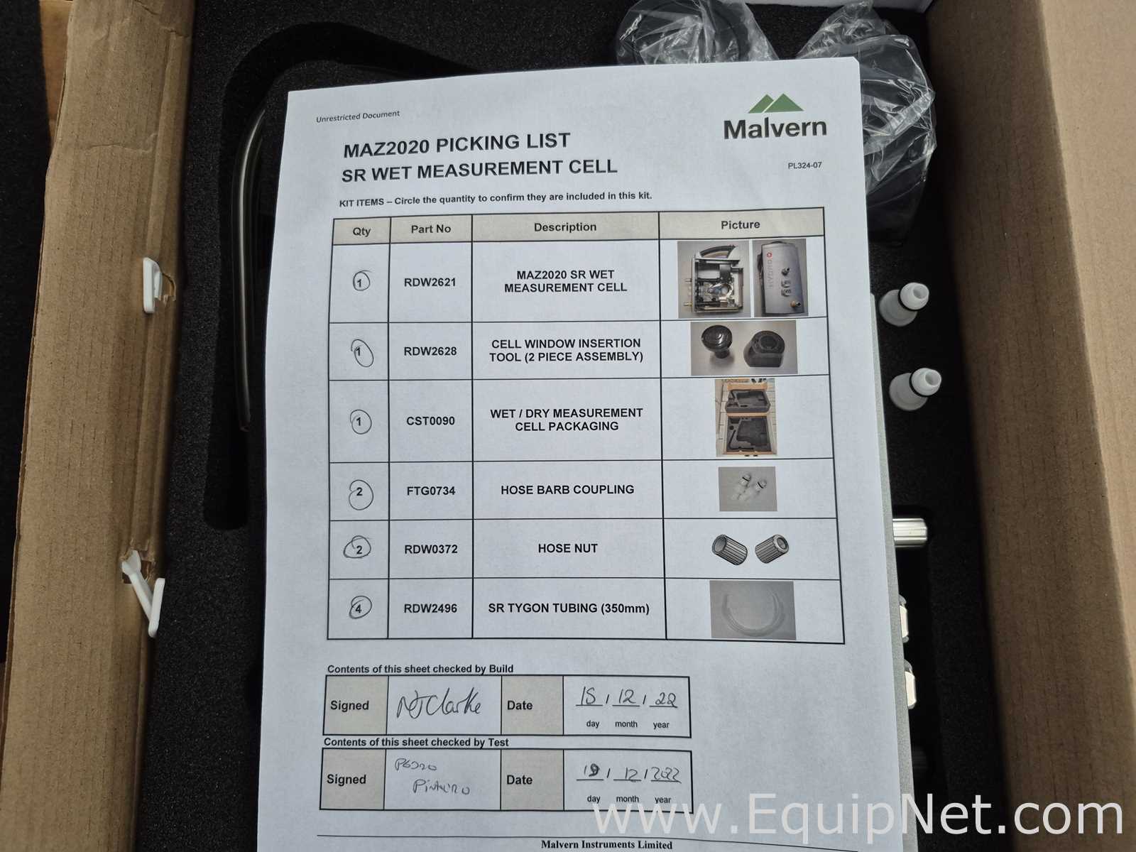 Malvern Mastersizer 3000 Particle Size Analyzer with Computer and Accessories - Lab Crate No 4