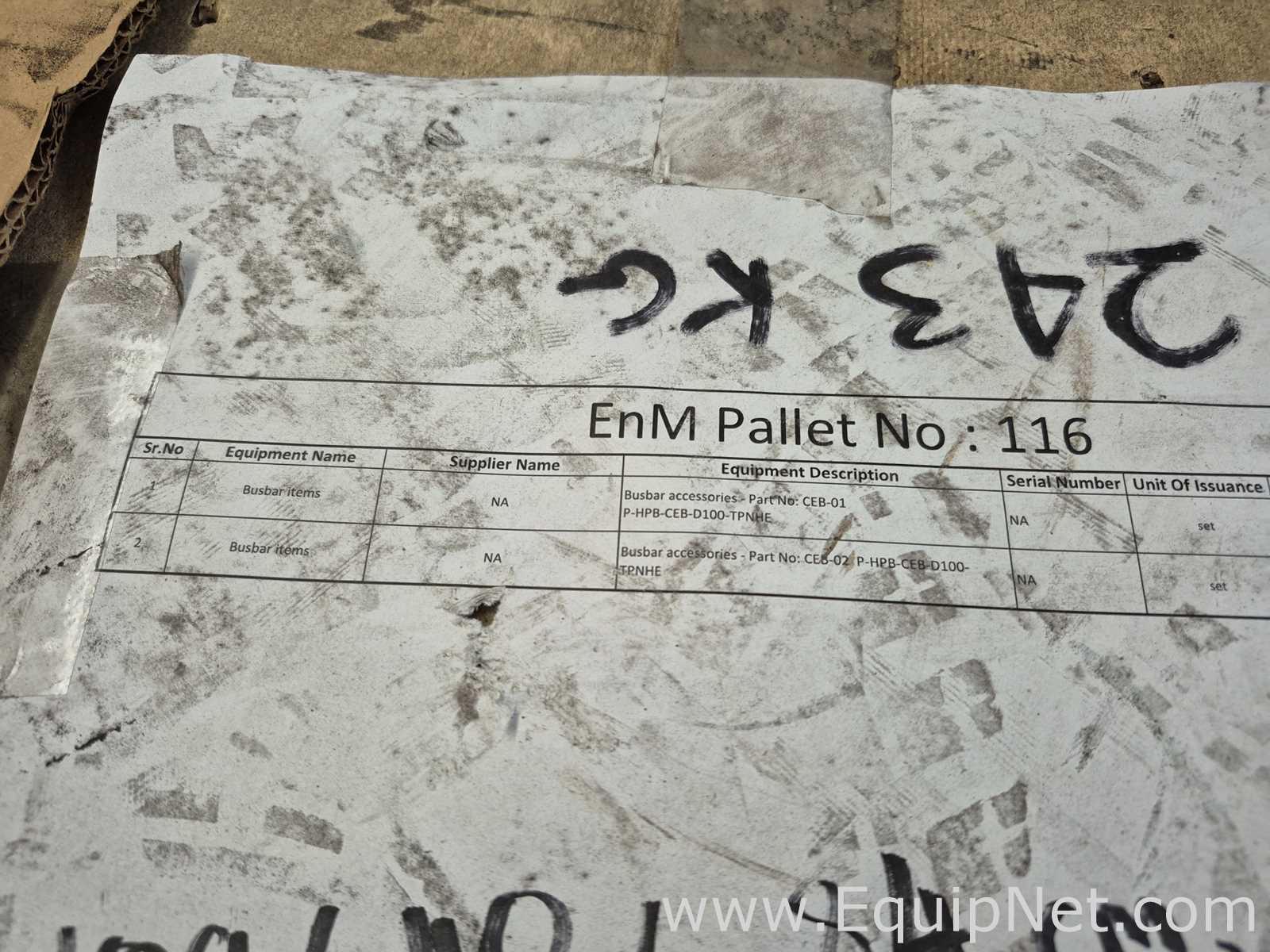 Lot of Busbar Accessories - Pallet No 116